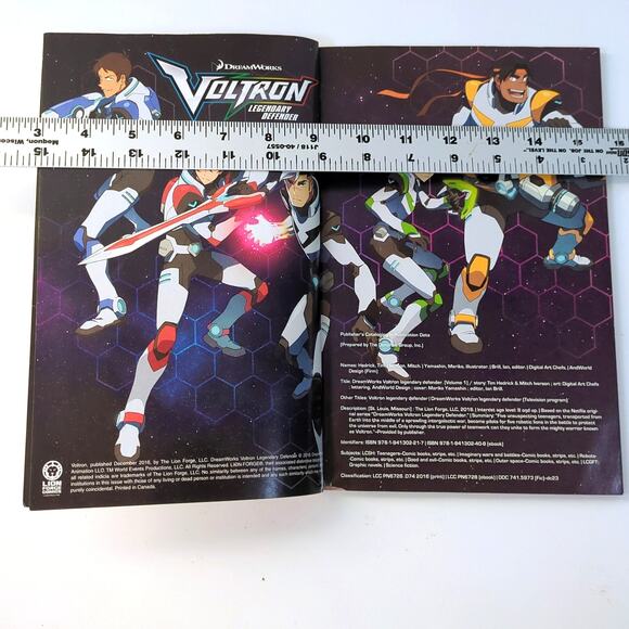 DreamWorks Voltron Legendary Defender Vol 1 TPB Graphic Novel 2017 - Picture 3 of 4